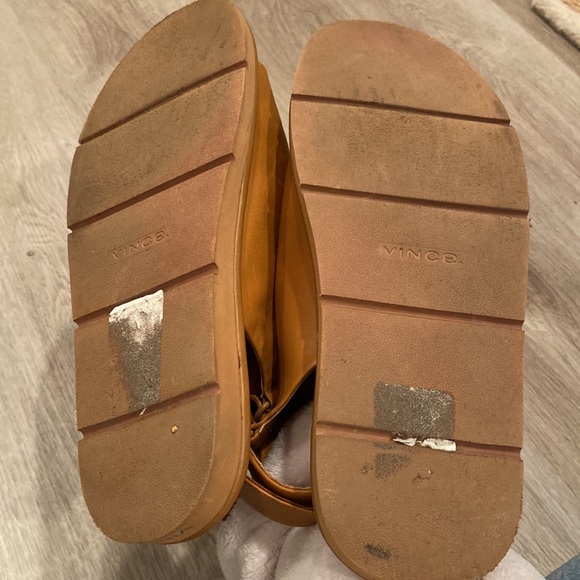 Vince Olsen Slingback Leather Sandals - Picture 3 of 5